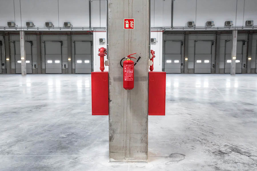 Gaśnice oraz hydranty wewnętrzne